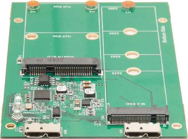 Alt view image 2 of 6 - SYBA SY-ADA50088 USB3.1 to M.2/mSATA SSD Adapter