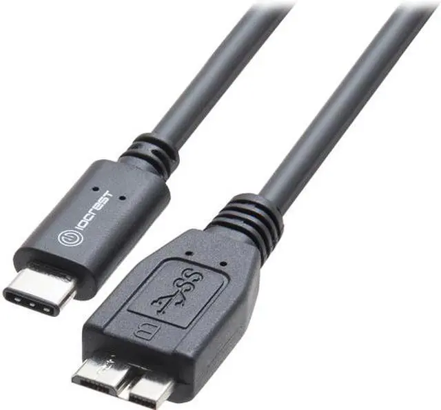 Main image of SYBA SY-CAB20194 3 ft. USB Type-C plug to USB 3.1 Micro-B plug cable