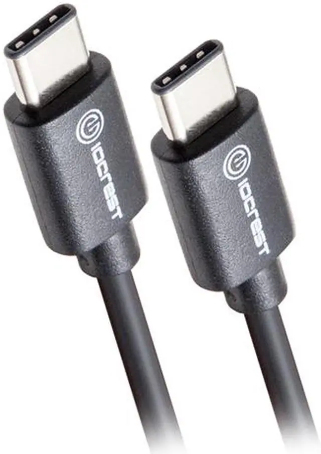 Main image of SYBA SY-CAB20196 Black USB 2.0 Type-C to Type-C Cable
