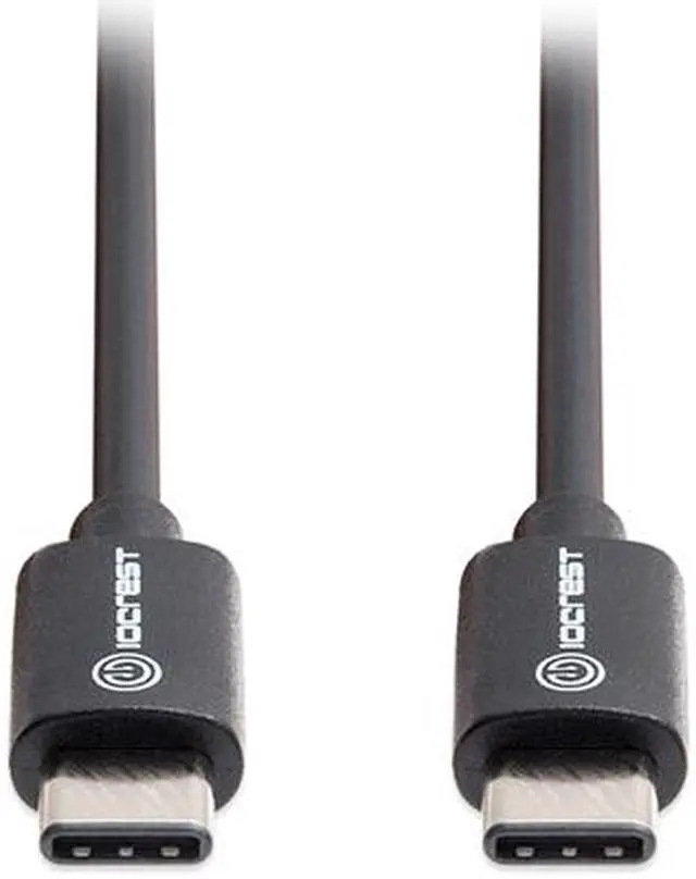 Alt view image 2 of 6 - SYBA SY-CAB20196 Black USB 2.0 Type-C to Type-C Cable