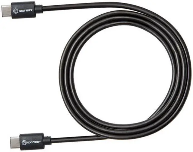Alt view image 4 of 6 - SYBA SY-CAB20196 Black USB 2.0 Type-C to Type-C Cable