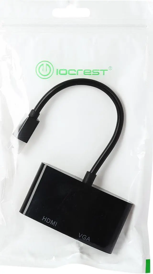 Alt view image 3 of 3 - SYBA SY-ADA33029 Mini DisplayPort to HDMI/VGA Adapter