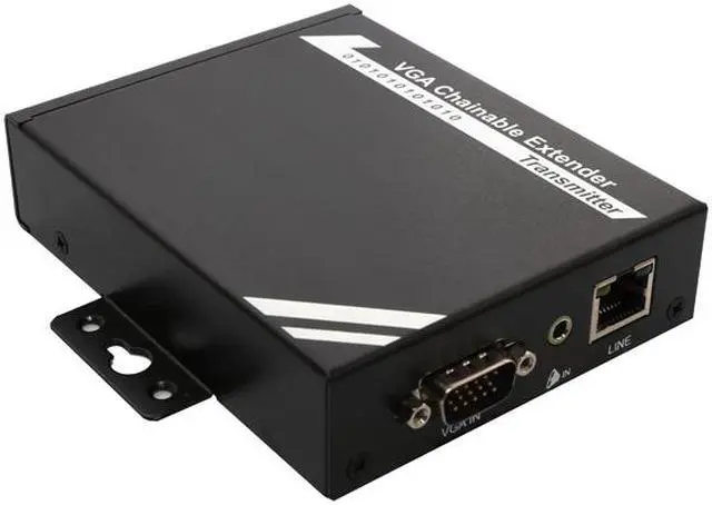 Alt view image 2 of 6 - SYBA SY-EXT32016 VGA Chainable Extender w/ Audio over Cat5e-IP