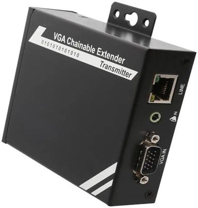 Alt view image 4 of 6 - SYBA SY-EXT32016 VGA Chainable Extender w/ Audio over Cat5e-IP