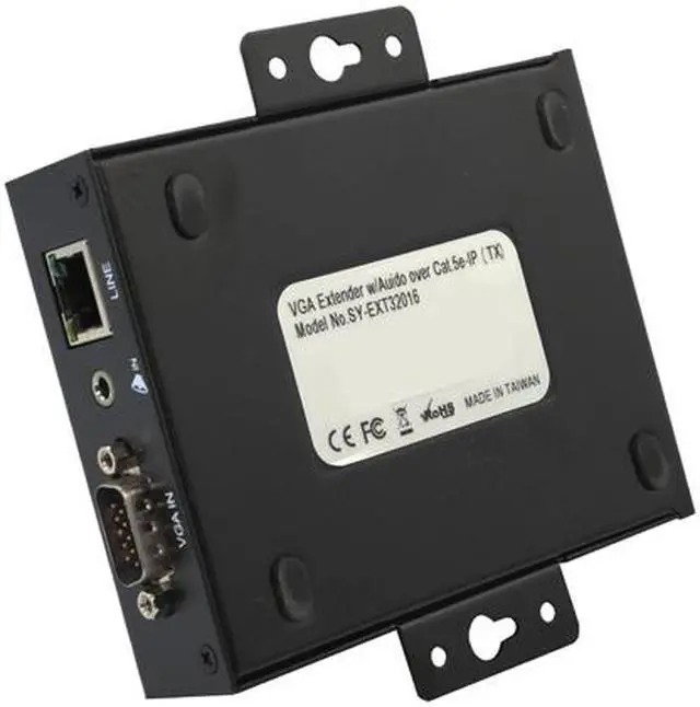 Alt view image 5 of 6 - SYBA SY-EXT32016 VGA Chainable Extender w/ Audio over Cat5e-IP