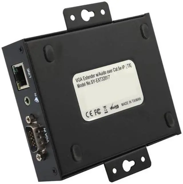 Alt view image 5 of 6 - SYBA SY-EXT32017 VGA Chainable Extender w/ Audio over Cat5e-IP (RX)