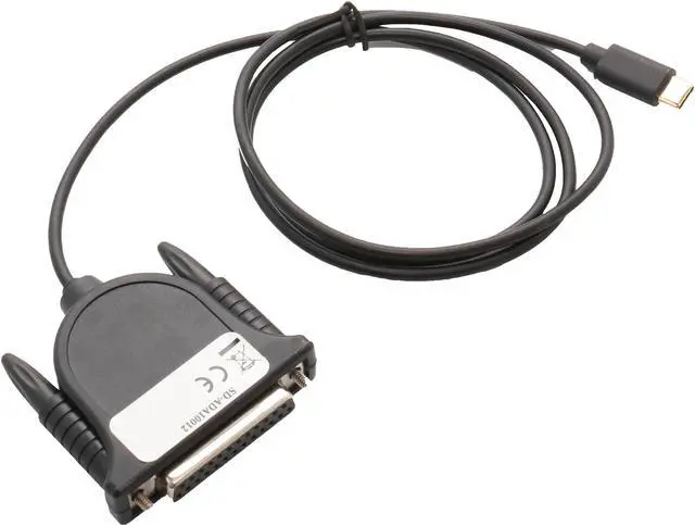 Alt view image 2 of 7 - SYBA SD-ADA10012 USB Type-C Printer to Parallel Female DB25Cable, Bi-Directional Communication