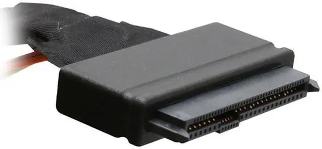 Alt view image 4 of 6 - SYBA U.2 (SFF-8639) NVMe PCIe to Mini SAS (SFF-8643) SSD Cable - SI-CAB40120