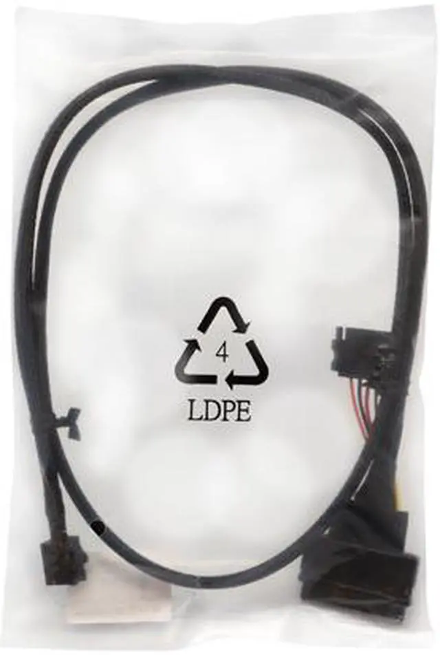 Alt view image 6 of 6 - SYBA U.2 (SFF-8639) NVMe PCIe to Mini SAS (SFF-8643) SSD Cable - SI-CAB40120