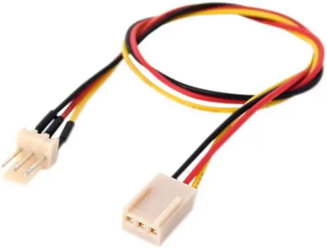 Main image of Link Depot POW-12-EXT 1 ft. Power Supply 3 Pin Fan Extension Cable Female to Male