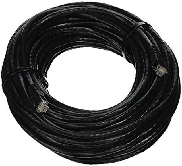Alt view image 2 of 2 - Link Depot C6M-50-BKB 50 ft. Cat 6 Black 550 MHz Network Cable