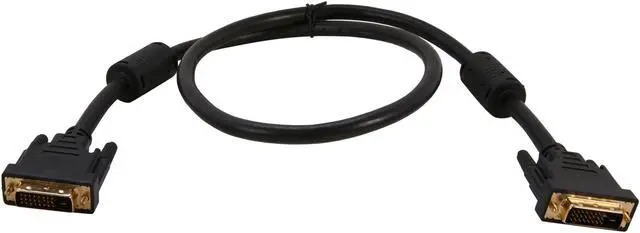 Alt view image 2 of 3 - Link Depot DVI-3-DD Black DVI-D male to DVI-D male dual link Cable, Black