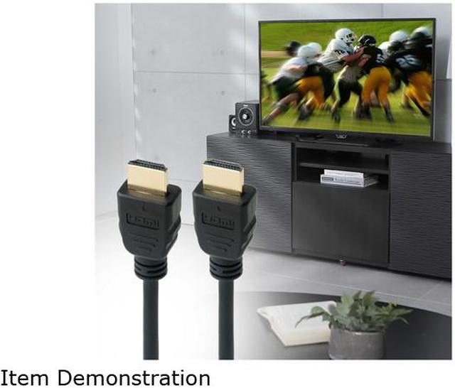 Alt view image 8 of 9 - Omni Gear HDMI-5-HDMI 15 ft. Black HDMI to HDMI 2.0 Cable (4K Ultra HD) Male to Male