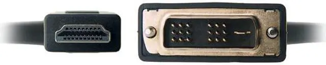 Alt view image 4 of 9 - Omni Gear DVI-3-HDMI 10 ft. Black HDMI to DVI Cable, Black Male to Male