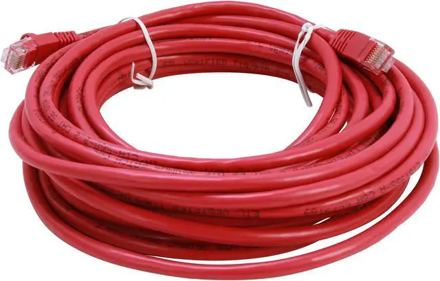 Alt view image 2 of 2 - Link Depot C6M-25-RDB 25 ft. Cat 6 Red Network Cable