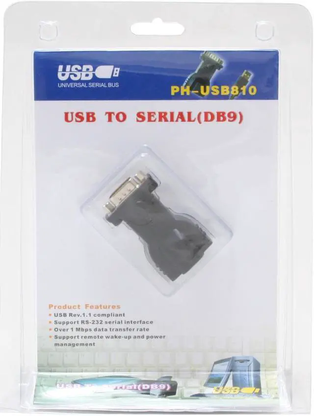 Alt view image 4 of 4 - Link Depot Model USB-DB9 6 ft. USB To DB 9 Cable