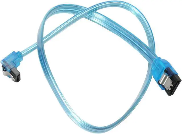 Alt view image 2 of 3 - Link Depot SATA2L-1.5-UVB 1.5 ft. SATA II CABLE WITH LOCKING(90 Degree)