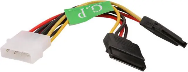 Alt view image 2 of 3 - Link Depot Pow-SATA-Y 5 in. 15PIN SATA power Y cable