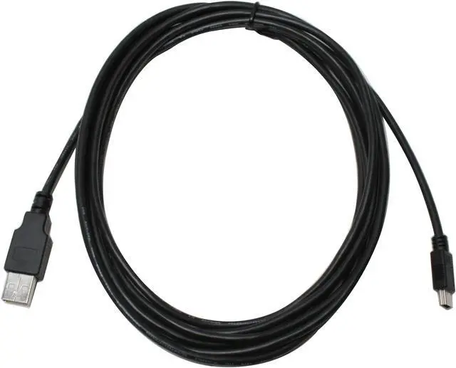 Main image of Link Depot USB-10-AMB Black USB 2.0 cable A/Male to Mini B male