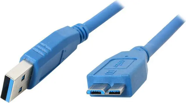 Main image of Link Depot MUSB30-15-MICRO Blue USB 3.0 Type A Male to Micro Male Cable