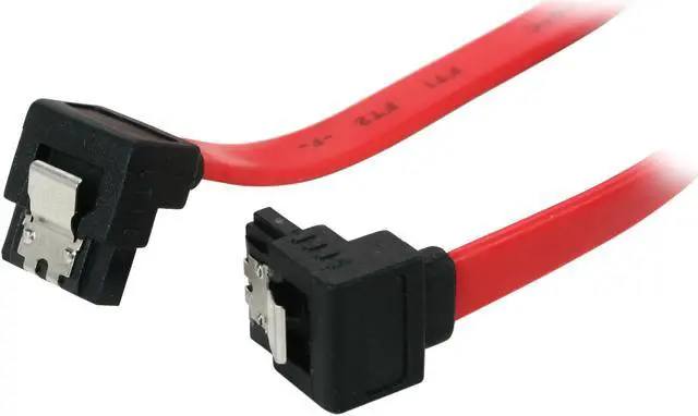 Main image of Link Depot SATA3L-1R 3.28 ft. (1m) SATA III Flat Cable with L-Angled to L-Angled Connectors