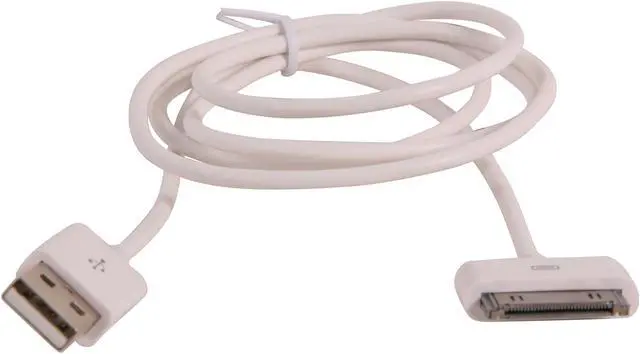 Alt view image 2 of 3 - Link Depot LD-APLUSB-1M White Apple Dock Connector to USB 2.0 - Compatible with iPhones & iPods