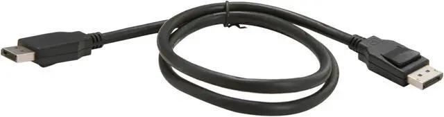 Alt view image 2 of 2 - Link Depot DIS-3-MM 3 ft. Black DisplayPort Male to DisplayPort Male DisplayPort Cable - M/M Male to Male