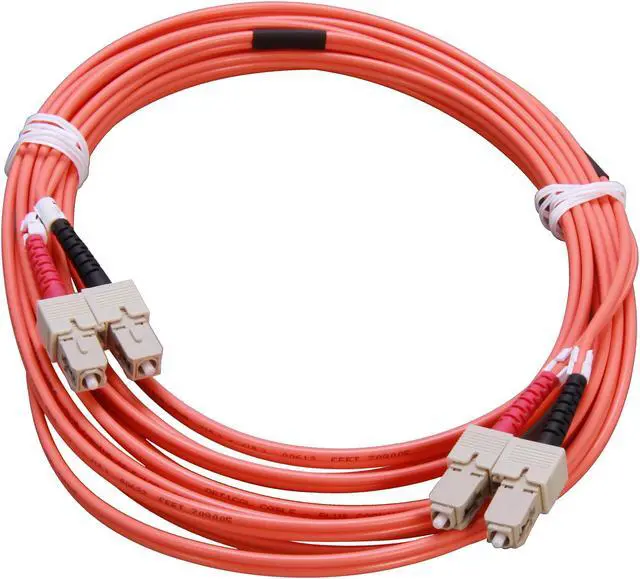 Alt view image 2 of 3 - Link Depot FOM6-SCSC-5 16.4 ft. (5m) Multimode 62.5/125 Duplex Fiber Patch Cable SC - SC
