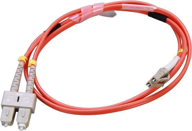 Alt view image 2 of 3 - Link Depot FOM5-LCSC-1 3.28 ft. (1m) 10 Gb Multimode 50/125 Duplex LSZH Fiber Patch Cable LC - SC
