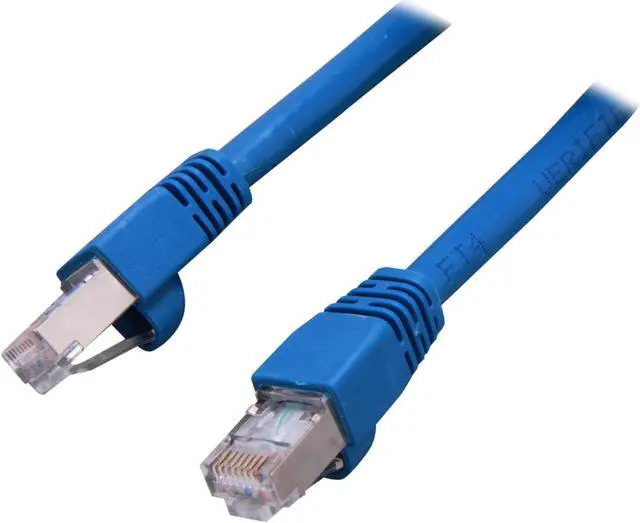 Main image of Link Depot CA6S-7-BUB 7 ft. Cat 6A Blue Shielded STP Style Molded Network Ethernet Cables