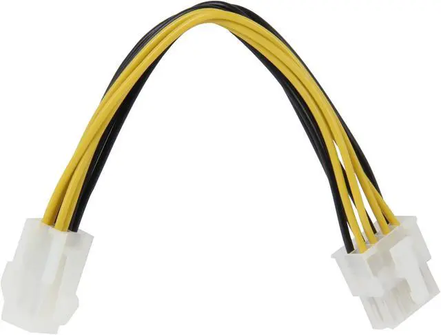 Alt view image 2 of 3 - Link Depot POW-ADT-4P8 7 in. 4-pin to 8-pin Adapter Cable Female to Male