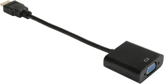 Alt view image 2 of 3 - Omni Gear HDMI-VGA-ADT-MF-BK HDMI to VGA with Audio Converter