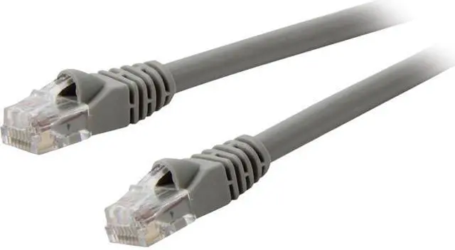 Main image of Link Depot C6M-15-GYB-10P 15 ft. Cat 6 Gray UTP Patch Cable, 10 Packs