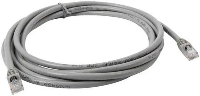 Alt view image 2 of 2 - Link Depot C6M-15-GYB-10P 15 ft. Cat 6 Gray UTP Patch Cable, 10 Packs