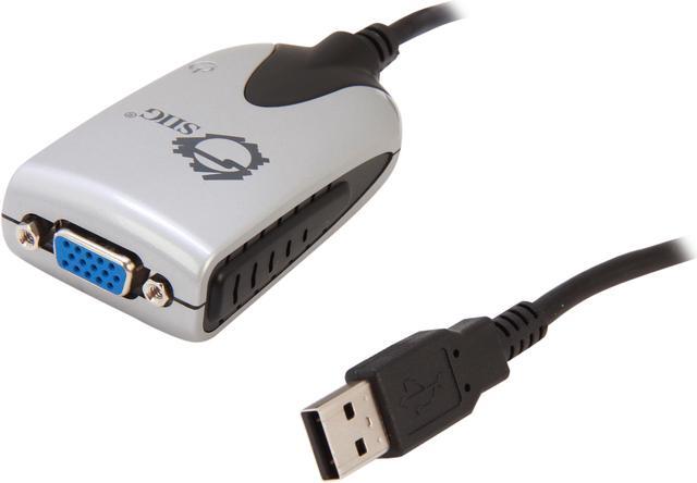 Alt view image 2 of 4 - SIIG USB2.0 to VGA External Adapter JU-000071-S1
Resolution up to 1680x1050