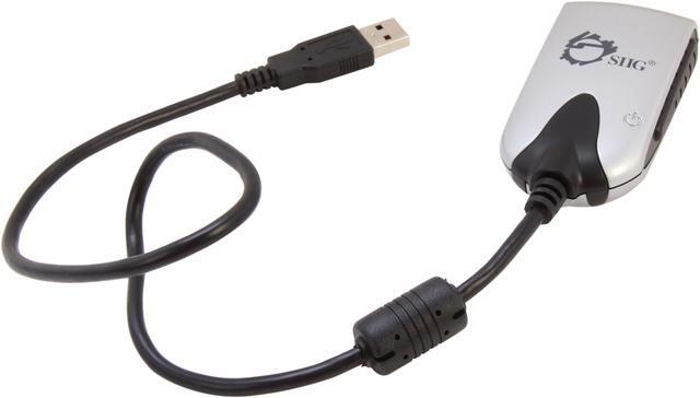 Alt view image 3 of 4 - SIIG USB2.0 to VGA External Adapter JU-000071-S1
Resolution up to 1680x1050