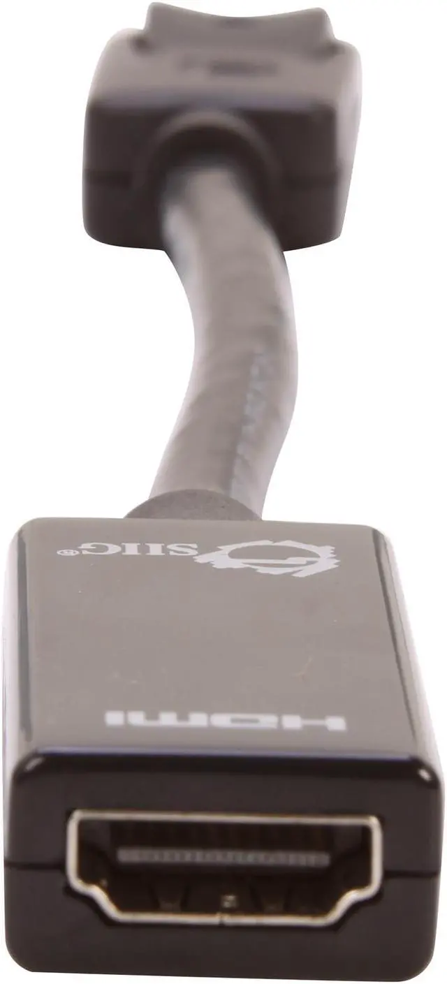 Alt view image 2 of 5 - SIIG CB-DP0062-S1 DisplayPort to HDMI Adapter
