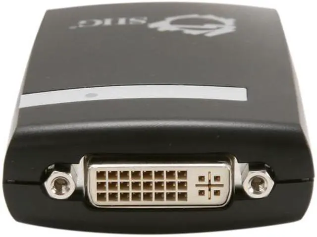 Alt view image 4 of 5 - SIIG JU-DV0012-S2 USB 2.0 to DVI/VGA External Video Card Adapter