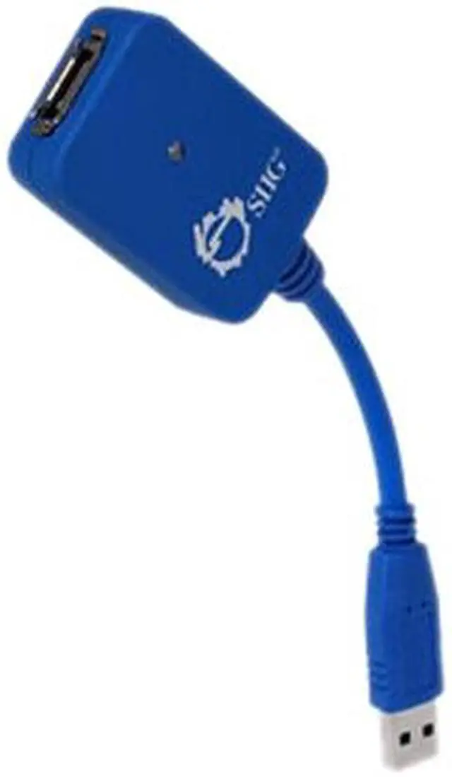 Alt view image 2 of 4 - SIIG JU-SA0412-S1 SuperSpeed USB 3.0 to eSATA 3Gb/s Adapter for eSATA Hard Disks