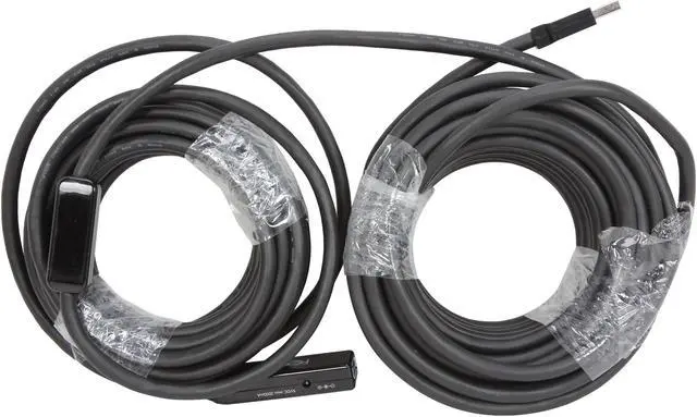 Alt view image 2 of 3 - SIIG JU-CB0711-S1 Black USB 3.0 Active Repeater Cable w/ Power adapter