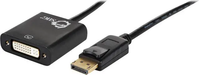 Main image of SIIG CB-DP0P11-S1 DisplayPort to DVI Adapter Converter