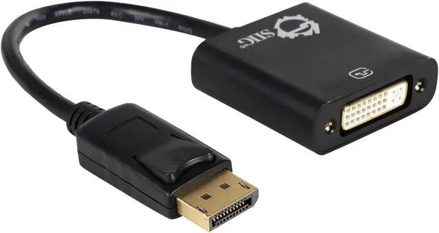 Alt view image 2 of 3 - SIIG CB-DP0P11-S1 DisplayPort to DVI Adapter Converter