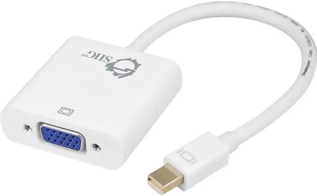 Main image of SIIG CB-DP0R11-S1 Mini DisplayPort to VGA Adapter Converter