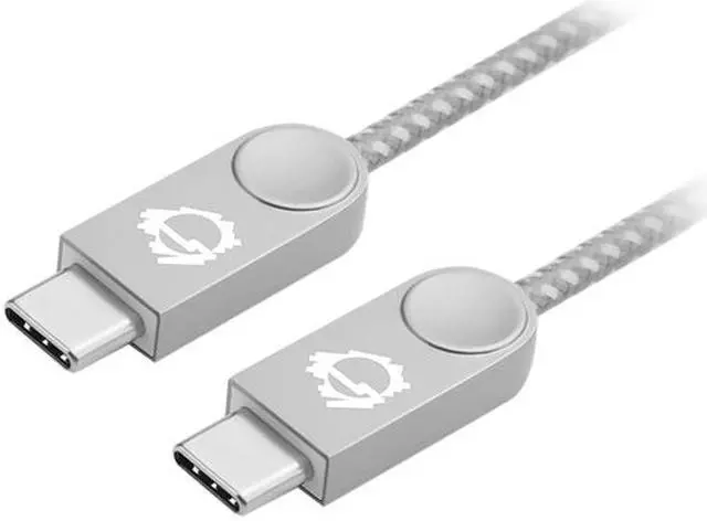 Alt view image 2 of 5 - SIIG Zinc Alloy USB-C to USB-C Charging & Sync Braided Cable - 3.3ft, 2-Pack