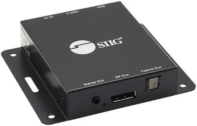 Main image of SIIG CE-H26A11-S1 HDMI 2.0 to DisplayPort 1.2 Converter with Audio Extractor