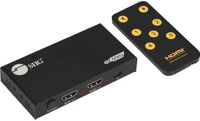 Main image of SIIG CE-H26D11-S1 2-Port HDMI 2.0 4K HDR Splitter / Switcher