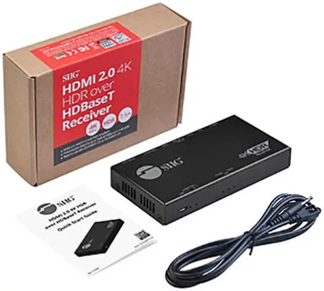 Alt view image 6 of 6 - SIIG CE-H24P11-S1 HDMI Over HDBaseT Receiver