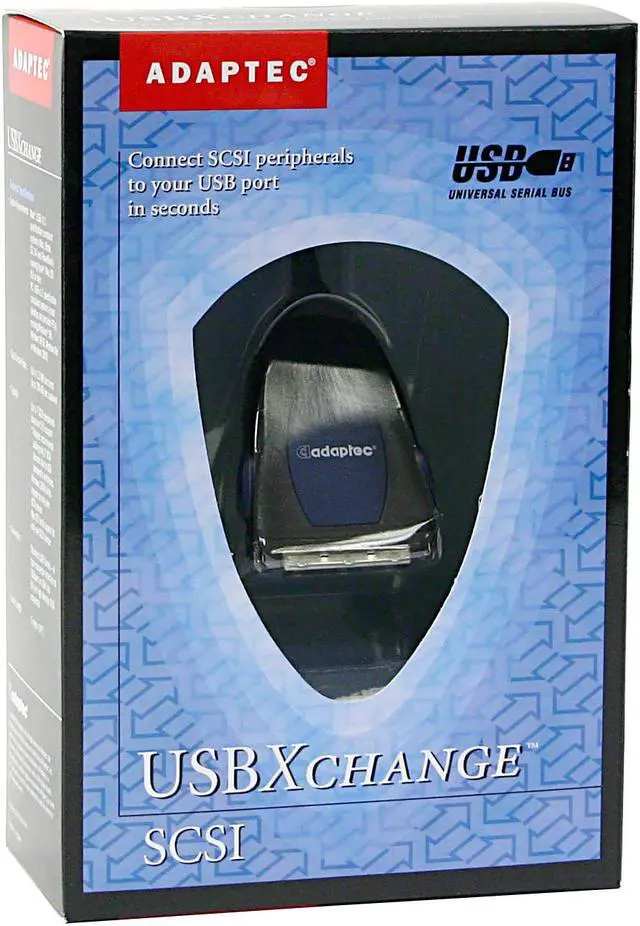 Alt view image 4 of 4 - Adaptec Model 1856600 USB to SCSI Adapter
