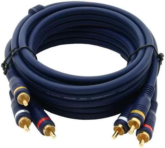 Main image of Cables To Go Model 13037 6 ft. Velocity RCA Audio/Video Cable Male to Male