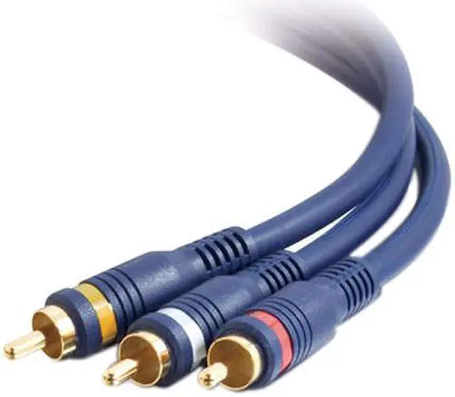Main image of Cables To Go Model 29111 100 ft. Velocity RCA Audio/Video Combination Interconnect Male to Male